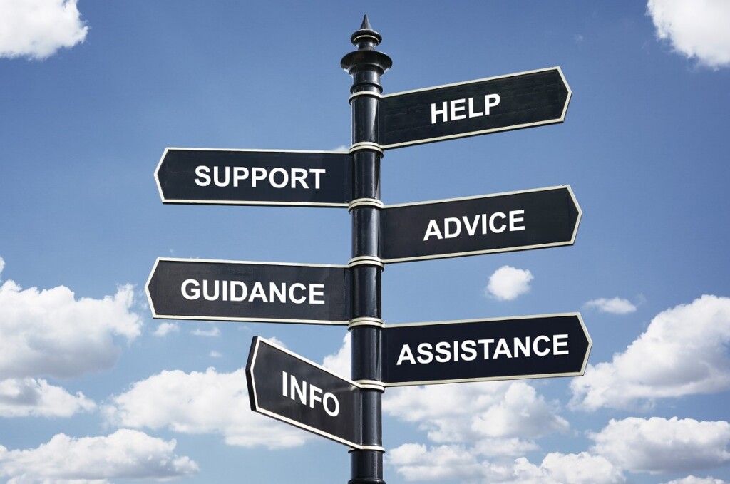 Sign post for Information, Advice, Guidance and support