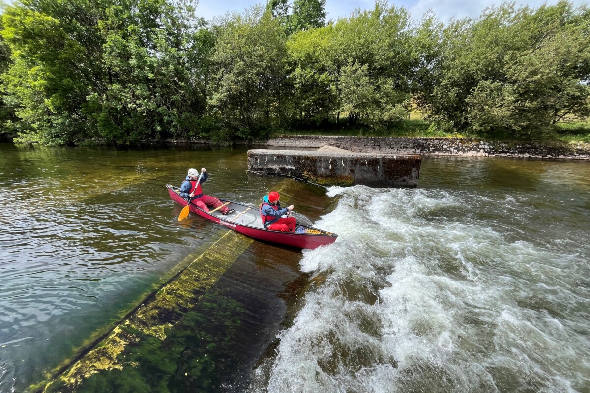apprentices kayaking during Outward Bound week
