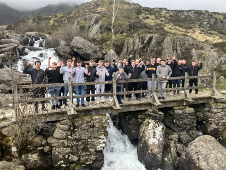Apprentices at the end of the Outward Bound experience
